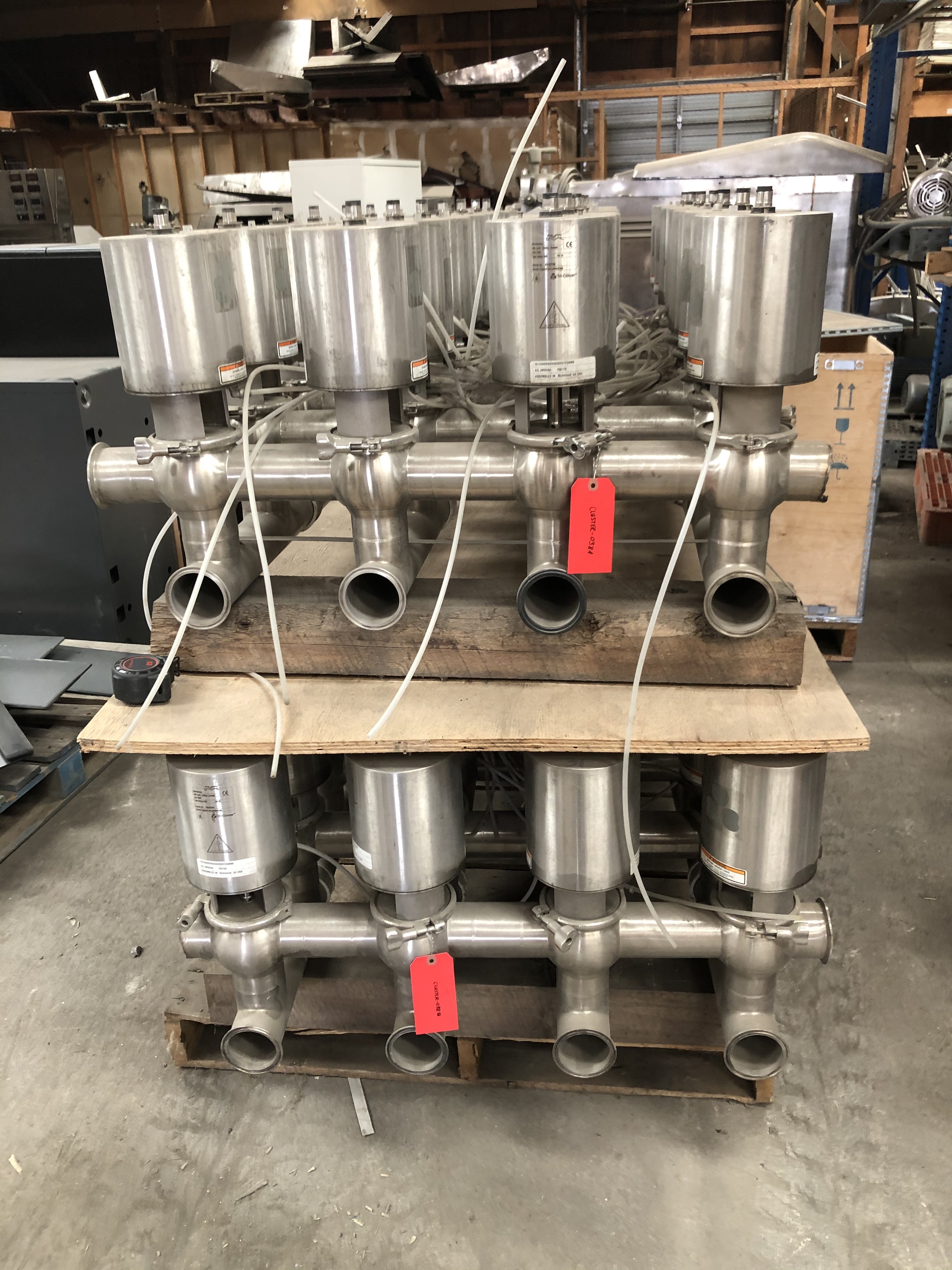 Used Valve Clusters Dairy Engineering Company